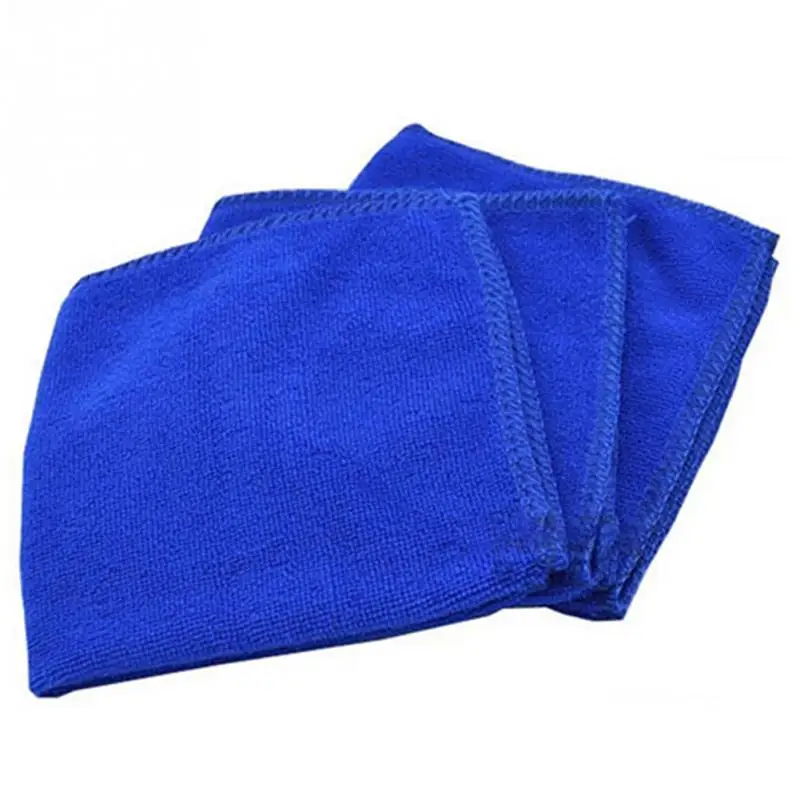 Микрофибра для чистки авто мягкая тряпка для мытья полотенца Duster синий мягкий абсорбирующий моющий материал Чистка автомобиля