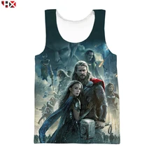 Забавная мужская майка с 3D принтом, Тор, топ на бретелях для мужчин/wo, для мужчин, Harajuku, уличная одежда, каменистые жилеты, топы без рукавов, S142