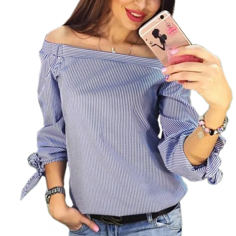 Fashion-Autumn-Women-Blouse-Off-Shoulder-Slash-Neck-Sexy-Casual-Shirts-Blouse-Women-Tops-Bow-Blusas (1)