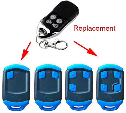 

NOVA garage door remote 433,92MHZ rolling code