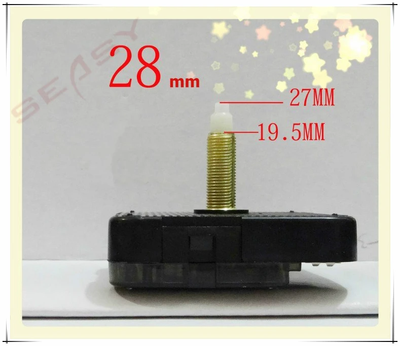 

New Long axis 28mm JL6262 Sweep Mute Movement Quartz Clock Movement for Clock Mechanism Repair DIY Parts clock parts accessories