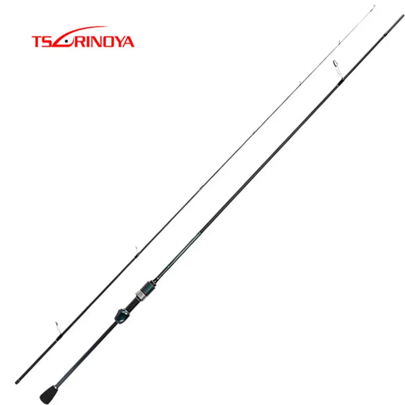 Tsurinoya 2.1m UL 2 Sections Fast Spinning Fishing Rod 1-5g Lure Carbon Fiber Bass Fishing Rods Canne A Peche Fishing Tackle