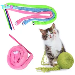 2019 Transer креативный горячий! Забавная мультяшная змея кошка плюшевая интерактивная игрушка для домашних животных котенок забавная кошка