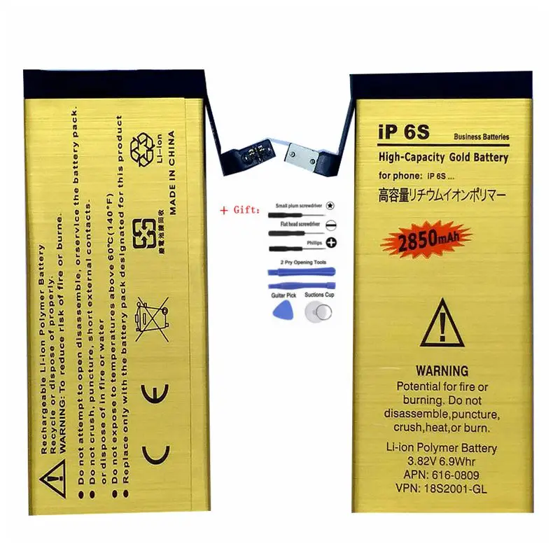 

Replacment Bateria for iPhone 6s 6 s Battery Accumulator for Apple iPhone 6 s 6s Batteries High Capacity with tools