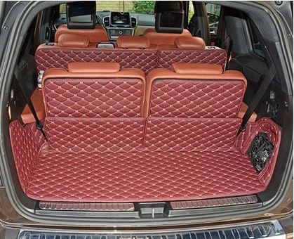 Заказной автомобильеый грузовой коврики для Mercedes Benz GL 550X166 7 мест прочный водонепроницаемый загрузки ковры для GL550