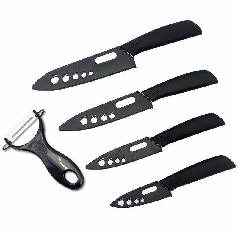 FINDKING High quality 3 4 5 6 inch Zirconia Ceramic fruit Knife set Paring knives for vegetable bread as Christmas present (12)