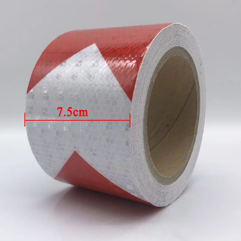 

7.5cmx30m Safety Reflective Warning Tape Conspicuity Film Sticker for car