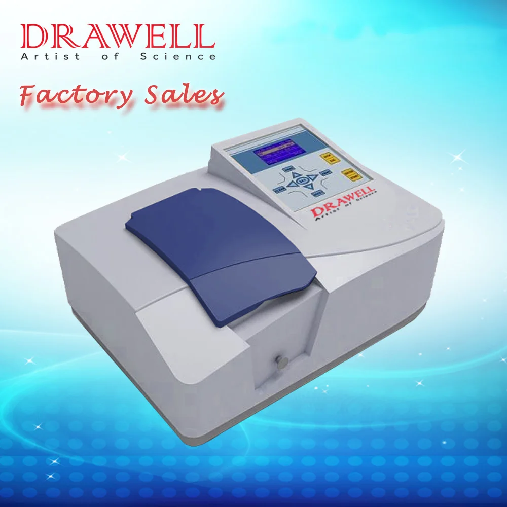 

Low Price D DV8200 Single Beam UV/VIS Spectrophotometer for Lab,2.0nm or 4.0nm optional,320-1100nm