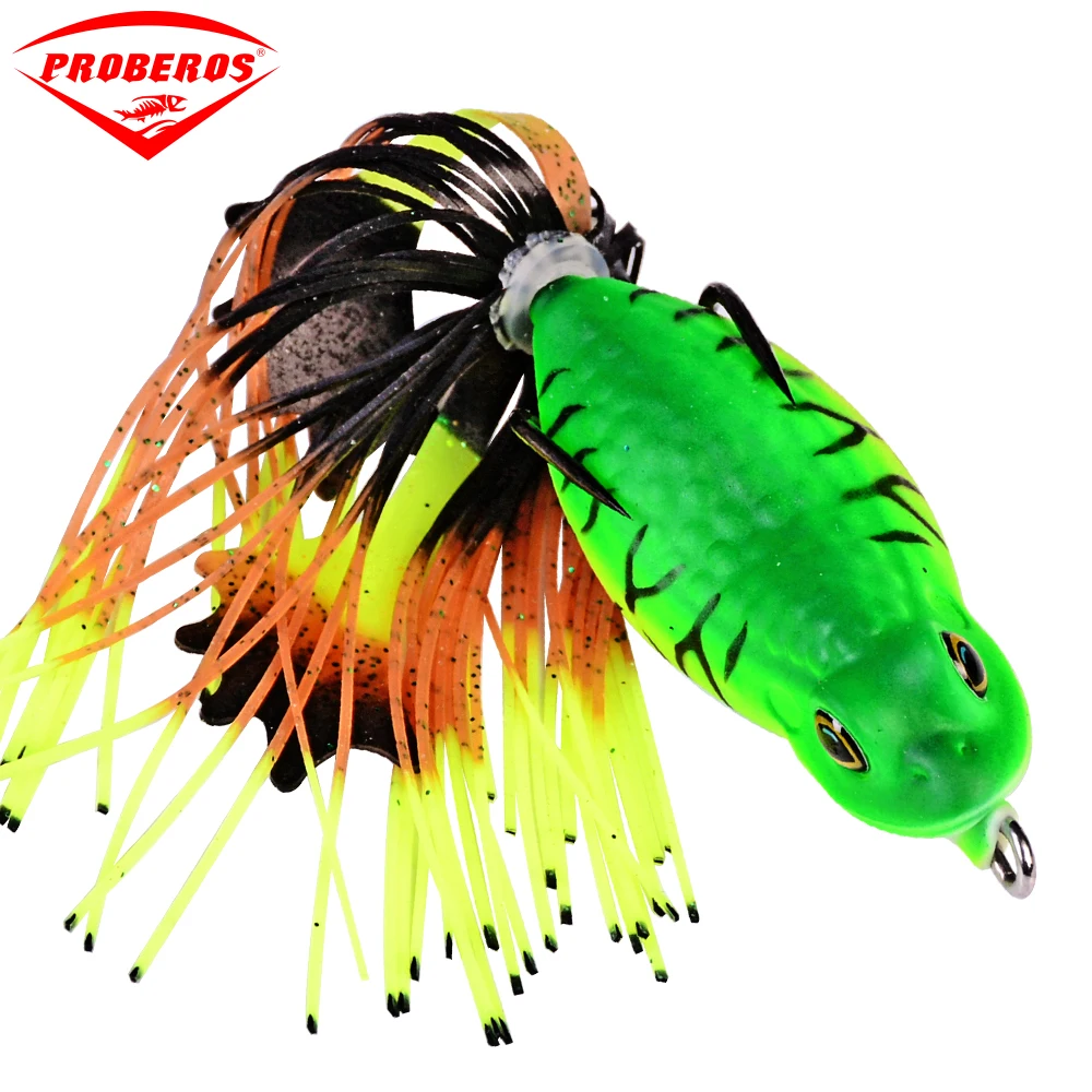 1pcs New Frog Lures PRO BEROS Fishing Bait 6 Colors Fishing Lures 6cm 2
