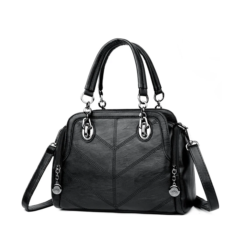 

Fashion Ladies Bag New Soft Leather Shoulder Slung Mobile Phone Stitching Leisure Banquet Travel Multi-pocket 5 Styles PU Bags