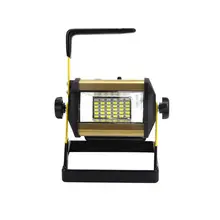 50 Вт 2400LM 36 светодио дный ручной аккумуляторная светодио дный прожектор Водонепроницаемый светодио дный Spotlight наружного освещения пейзаж лампа с белым светом