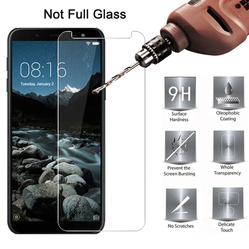 

For Alcatel 1X (2019) 2019 5008D 5008T 5008Y 5.5 in Screen Explosion Proof Film 2PCS Tempered Glass For Alcatel 1X 3V 2019 Glass