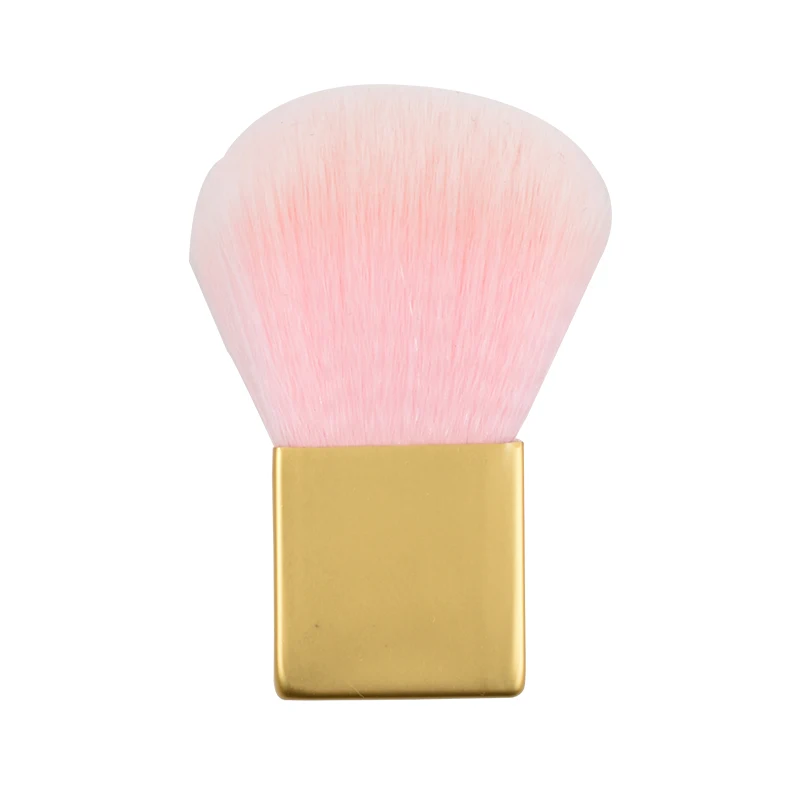 

Large Round Mushroom Head Super Fluffy Soft Short Handle Handle Multi Function Blush Loose Powder Makeup Brush Gold