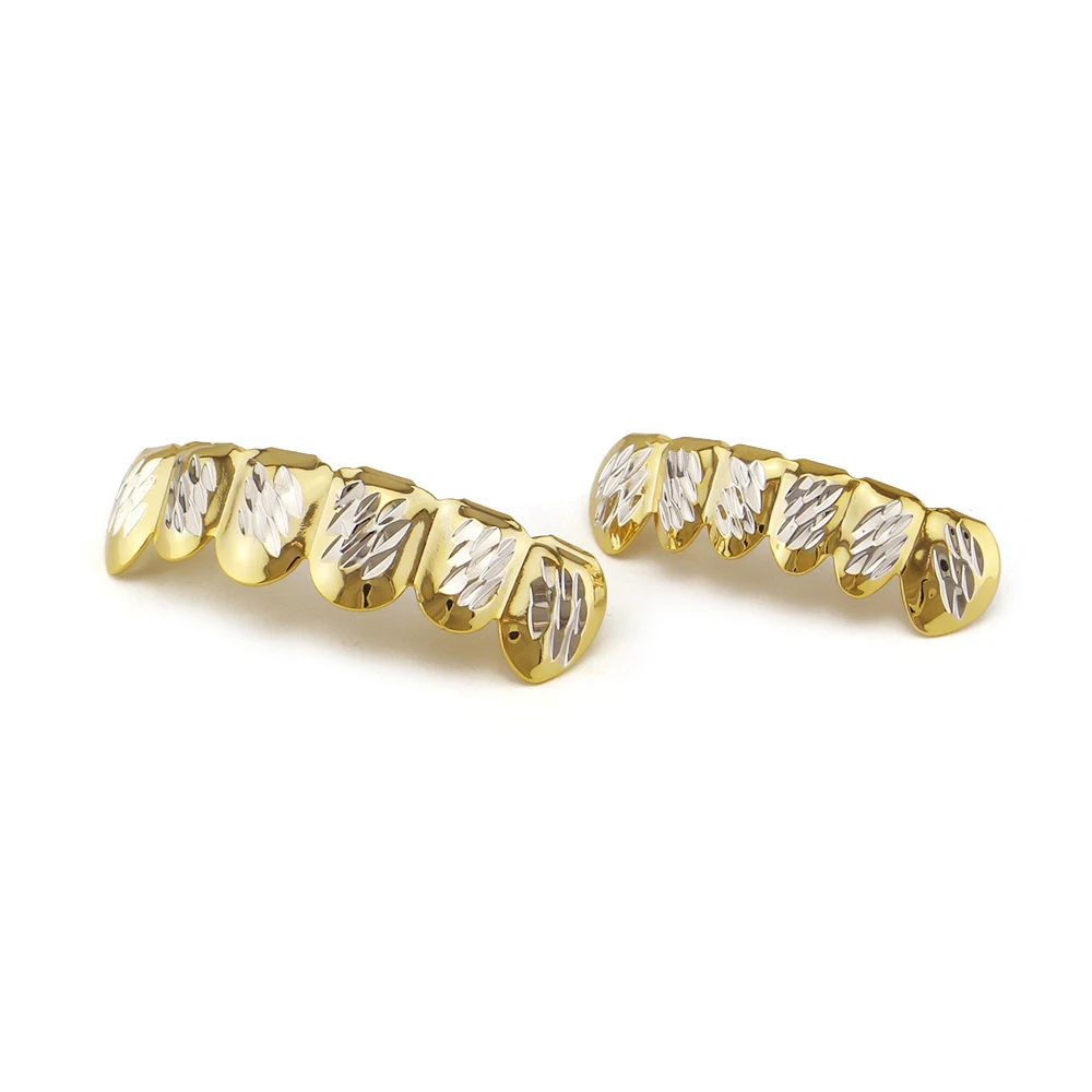 OMYFUN Заводская распродажа хип хоп GRILLZ зубные грили колпачки для зубов двойной