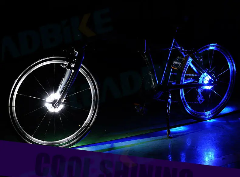 Top Bicycle Wheel Light  Hubs Spoke MTB Bike Night Cycling Waterproof Front Tail Warning LED Lamp A108 9