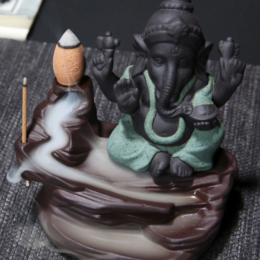 Курильница для благовоний горелка Бог слон эмблема благоприятный и успех керамическая курильница для дома чайная комната кабинет спальня украшения