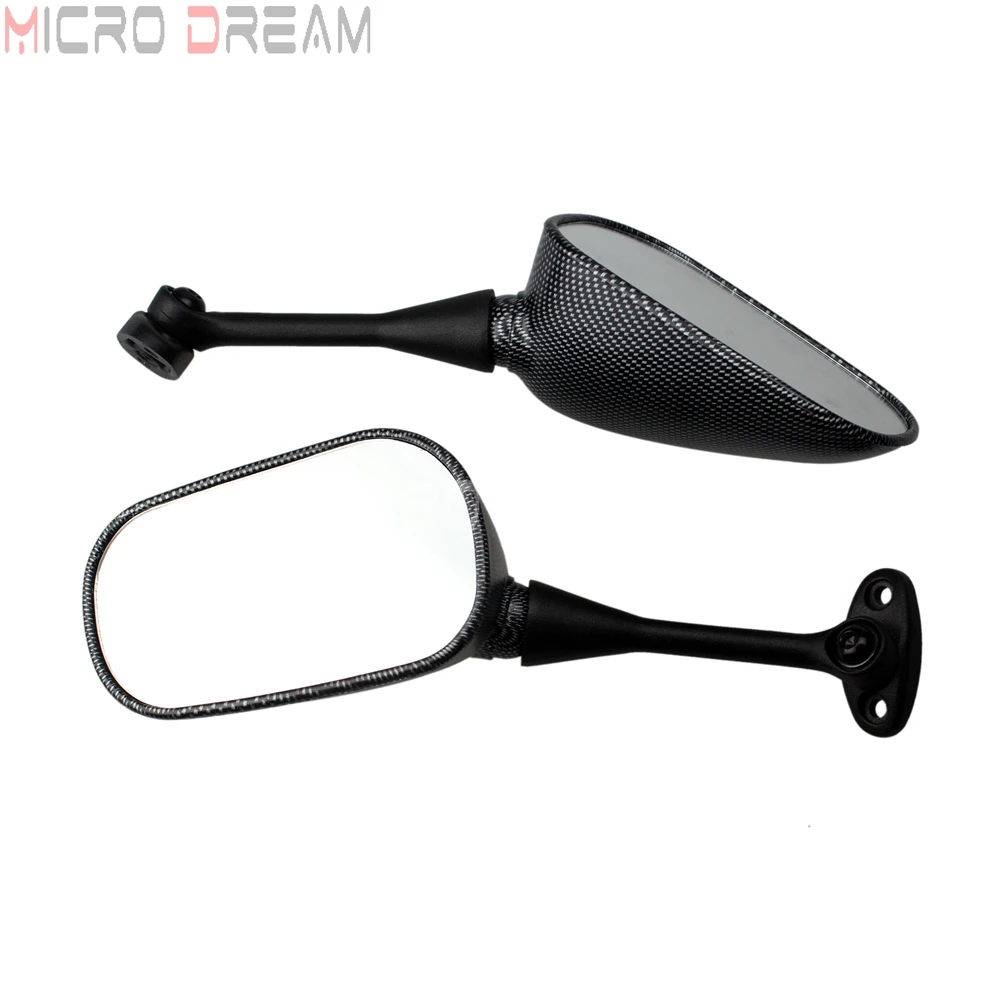 2 шт. углеродного зеркало заднего вида для мотоцикла боковые зеркала заднего вида для Honda CBR 600 1000 RR CBR600RR CBR1000RR 2003