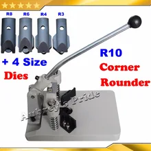 Радиус R3, R4, R6, R8, R10 5 лезвий все металлические ID Бизнес Criedit бумажная карта ПВХ угловой круговой резак