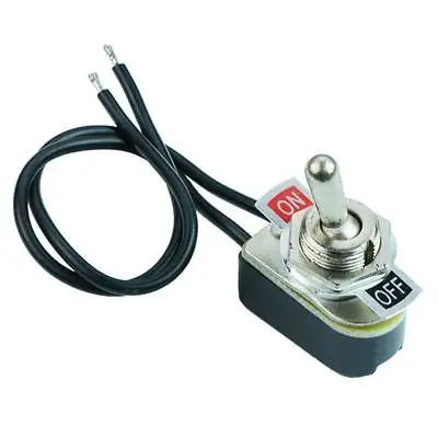 

On-Off Prewired Toggle Switch SPST 6A