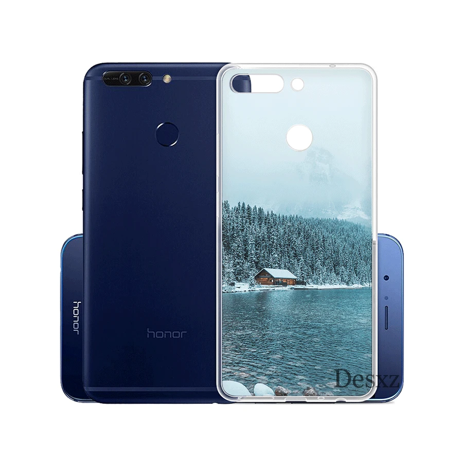 Чехол для телефона зимний Снежный лес Huawei Y5 Y6 Y7 II 2017 2018 Prime защитный