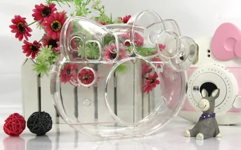 

Fujifilm Instax Mini Hello Kitty Camera Transparent Crystal Case PVC Protector Instant Film Camera Shell Cover for Girl Gifts