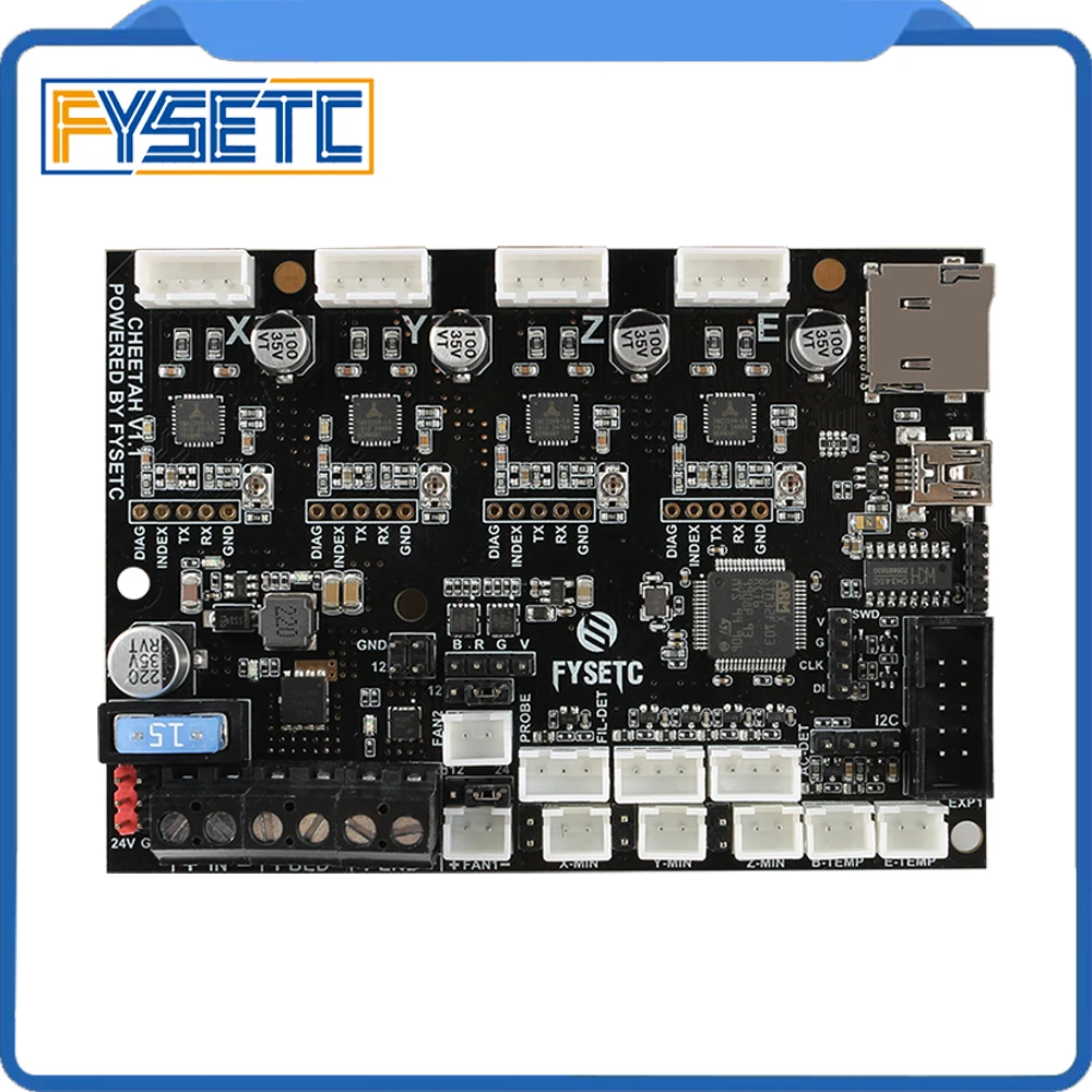 

Cheetah 32bit Board TMC2209 TMC2208 UART Silent Board Marlin 2.0 For Creality CR10 Ender-3 Ender 3 Pro Ender 5 3D printer parts