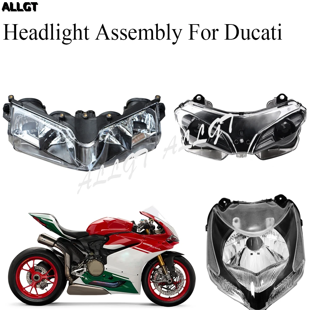 Спереди передняя фара фар для Ducati 1199 848 1098 2007 2008 2009 2010 2011 2012