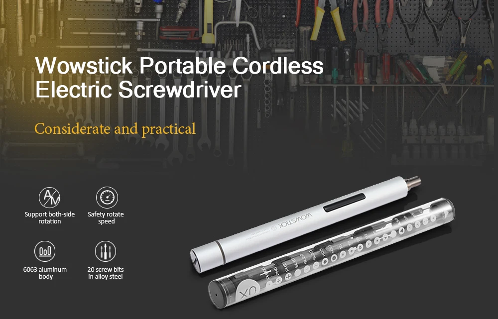 Wowstick 21 in 1 Precision Mini Handheld Cordless Electric Screwdriver