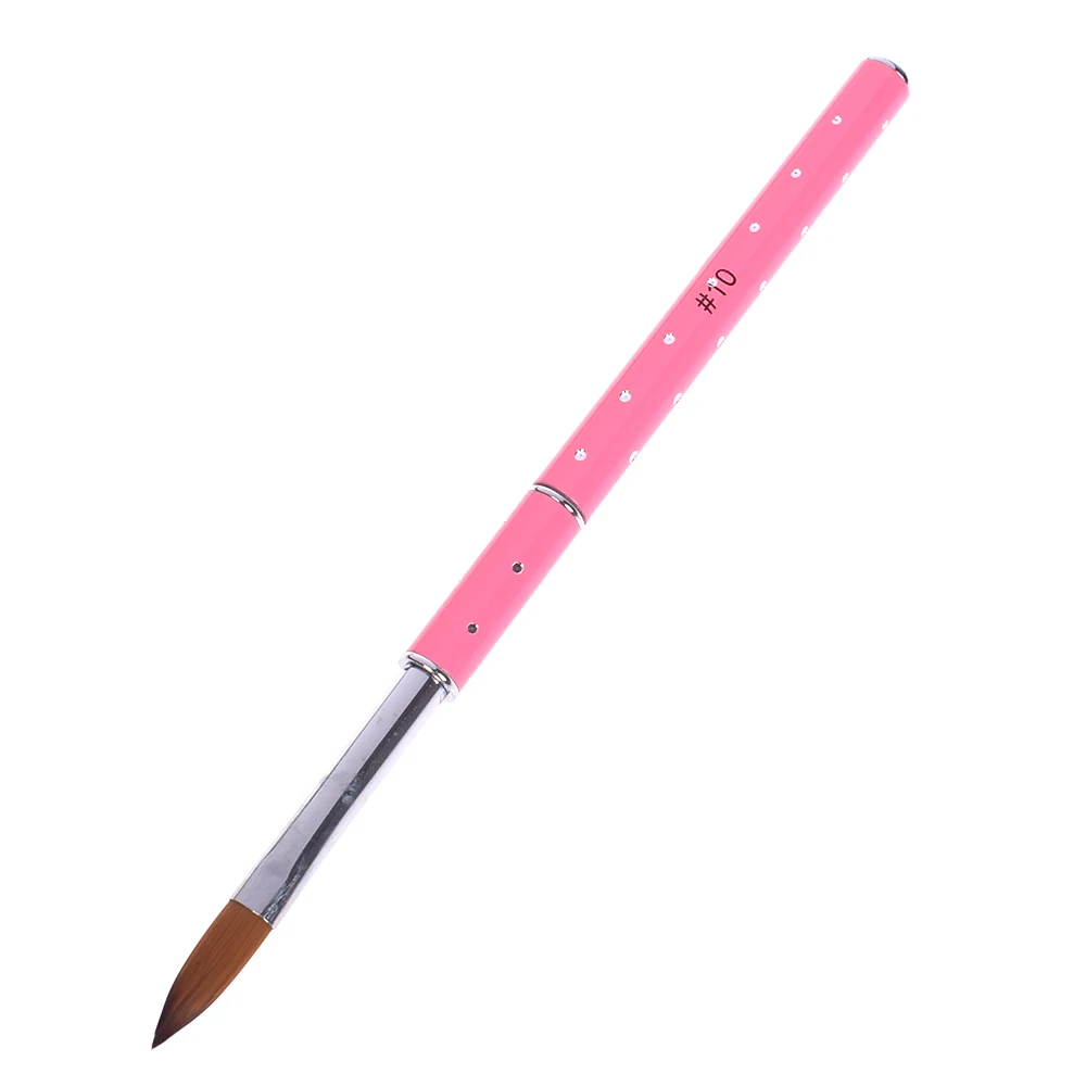 Ручка для рисования ногтей DIY акриловые щетки для волос Набор для рисования Астра розовая клетка французский дизайн Маникюрный Инструмент