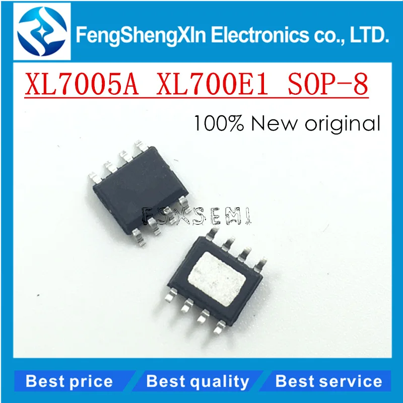 

10pcs/lot NEW XL7005 XL7005A XL7005E1 SOP8 Step-down dc power converter chip