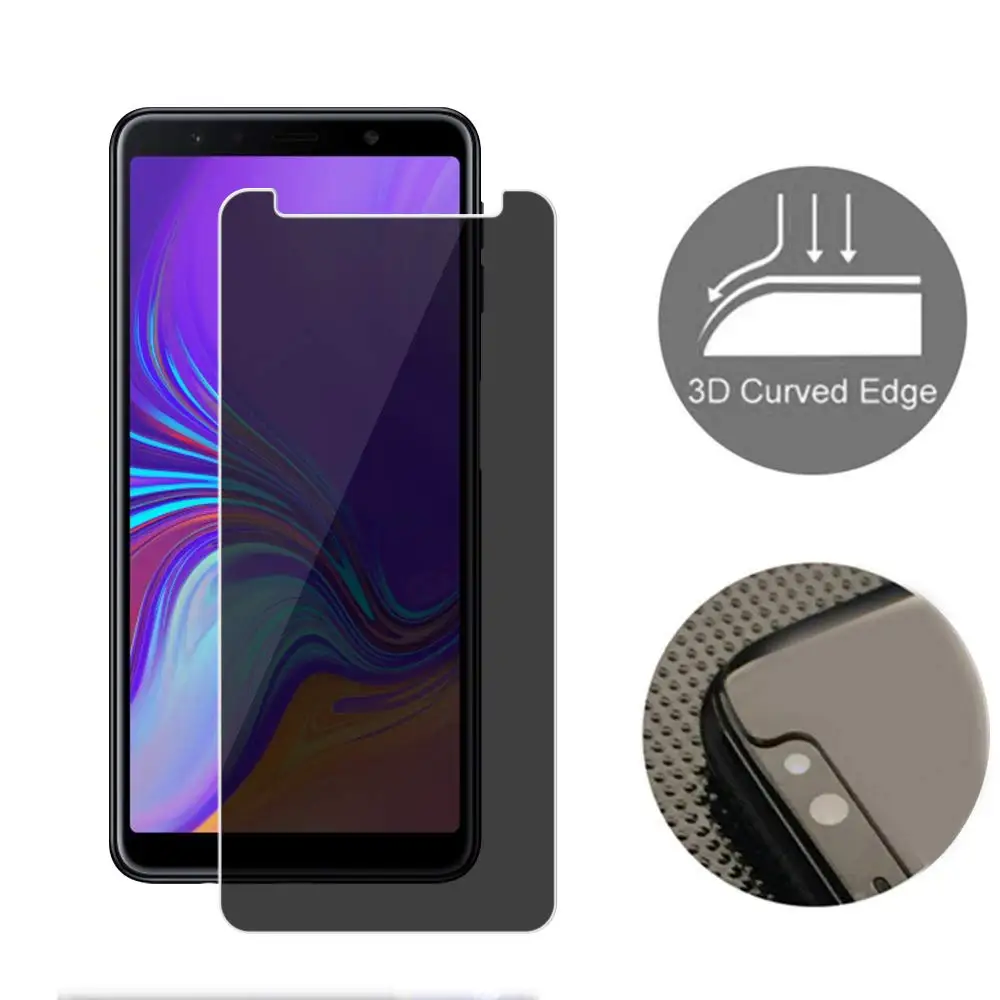 Защитное закаленное стекло для Samsung Galaxy A6 A7 A8 A9 J4 J6 2018 Защита экрана SAMSUNG PLUS |