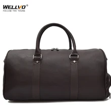 Матовая Мужская сумка из искусственной кожи, большие сумки через плечо для путешествий, сумки унисекс, дорожная сумка на плечо с карманом для обуви XA220WC