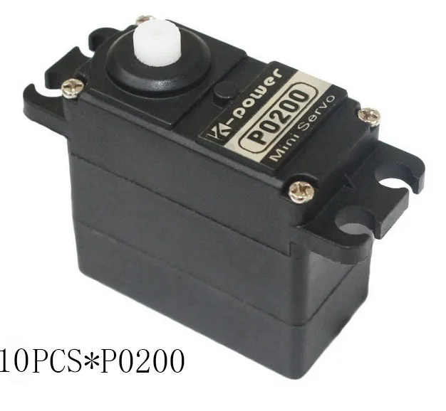 

10PCS K-power P0200 Analog Servo 3kg JR plug Plastic Gear servo Standard size servo for RC Model part
