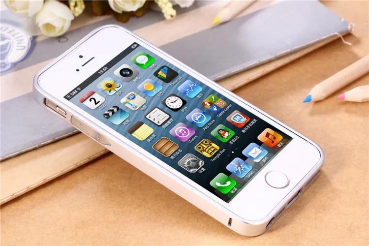upgraded metal bumper case for iphone 5s 4s (11)