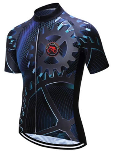 Teleyi 2020 summer cycling suit breathable bicycle racing team sports Jersey men's cycling suit MTB bike riding suit