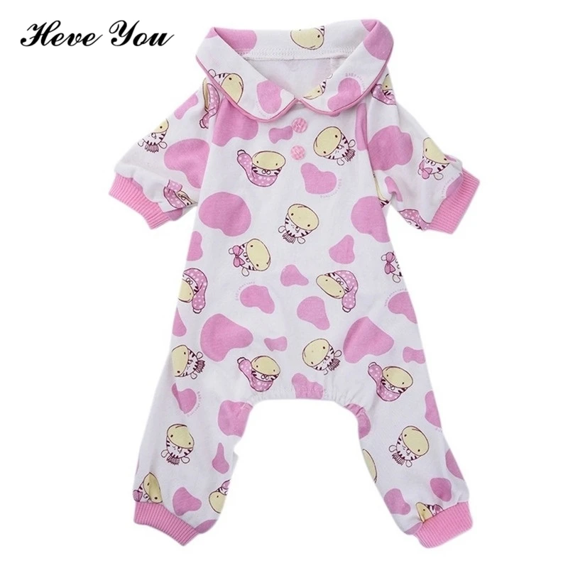 

Heve You Pet Jumpsuits New Fashion Cotton Pet Clothes for Small Dogs Cute Puppy Chihuahua Dog Clothing Pet Pajamas Cat Clothing