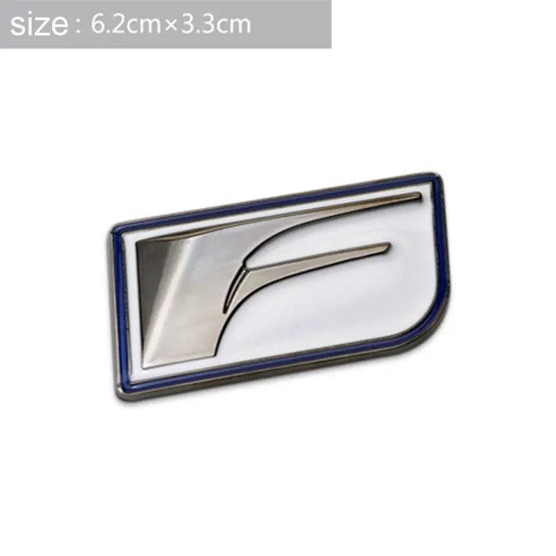 Для Lexus F sport логотип наклейка значок для автомобиля эмблема металлическая наклейка для IS ISF GS RX RX300 RX350 ES IS250 ES350 LX570 CT200 автомобильный Стайлинг - Название цвета: Красный