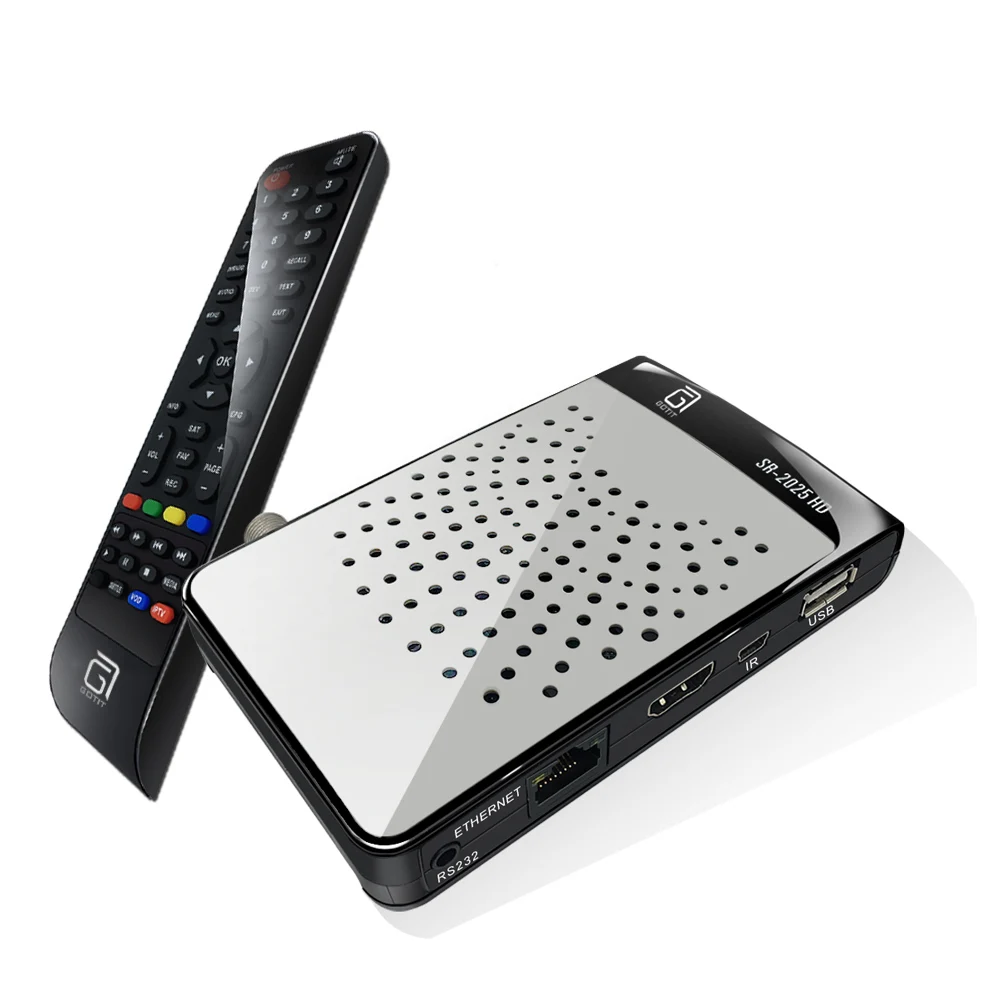 Мини DVB S2 SR2025HD Sunplus1507 чипсет H.265 спутниковый рецептор ванильный французский