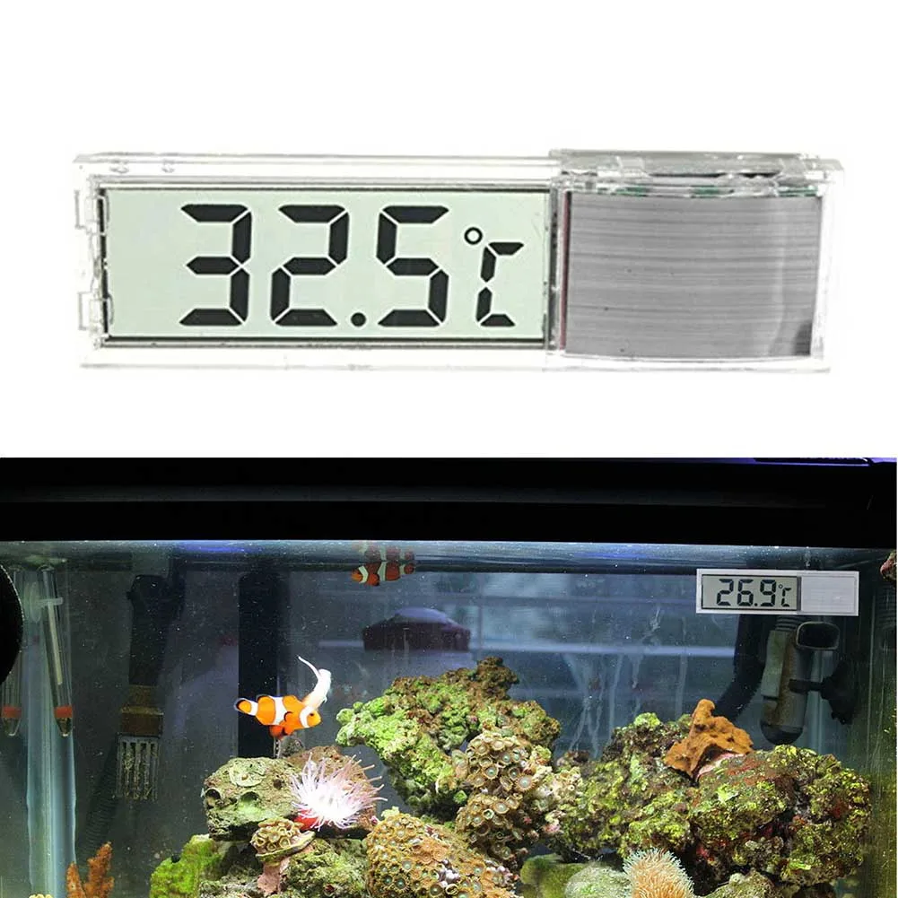 ЖК-дисплей 3D цифровой электронный измерение температуры аквариум темп метр Аквариум термометр PLD