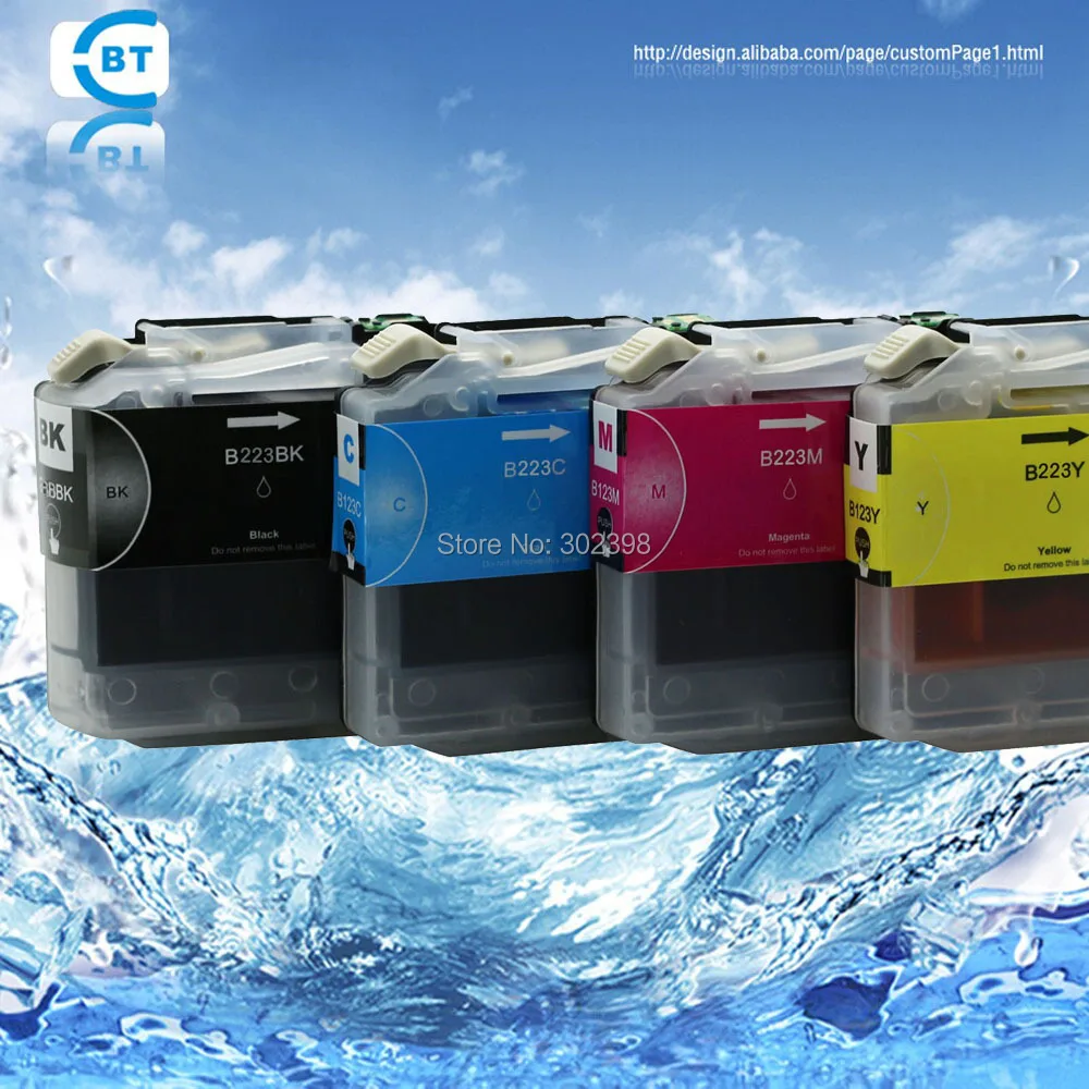 

4pcs compatible LC233 ink cartridge for brother DCP-J4120DW MFC-J4620DW MFC-J5320DW MFC-J5720DW printer