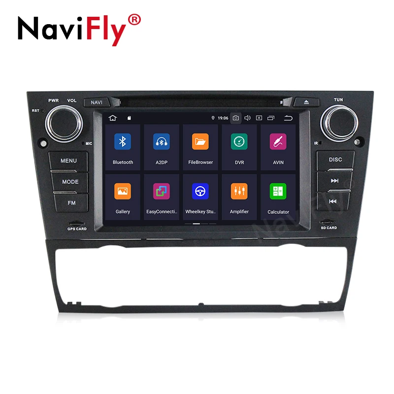 Top NaviFly The latest software Android9.0 IPS Screen DSP  Special Car Multimedia For BMW E90 E91 E92 E93 318 320 325 with dvd gps 2