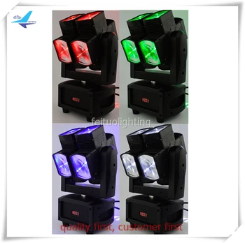 

6pcs Cree mini led moving head beam 80w 8x10w 4 in1 rgbw led beam head light