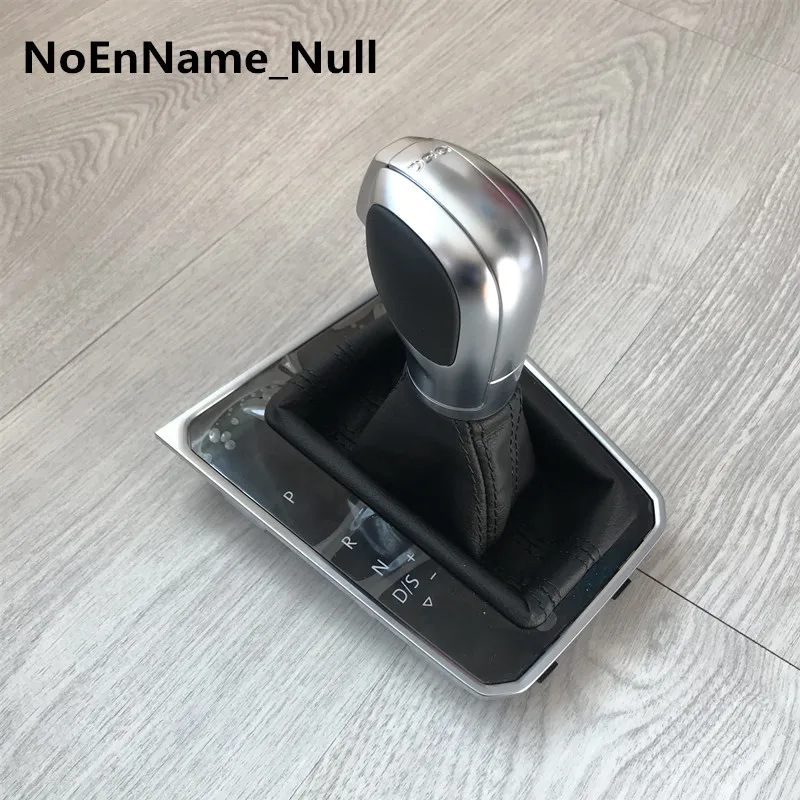 Refit Gear Shift Knob Lever Dsg At Chrome Matt Leather For Volkswagen