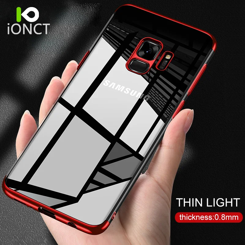 

Ionct Ultra Thin Cases For Samsung Galaxy S8 S9 Plus Soft TPU Phone cover for Samsung S6 S7 Edge Case Note 8 coque