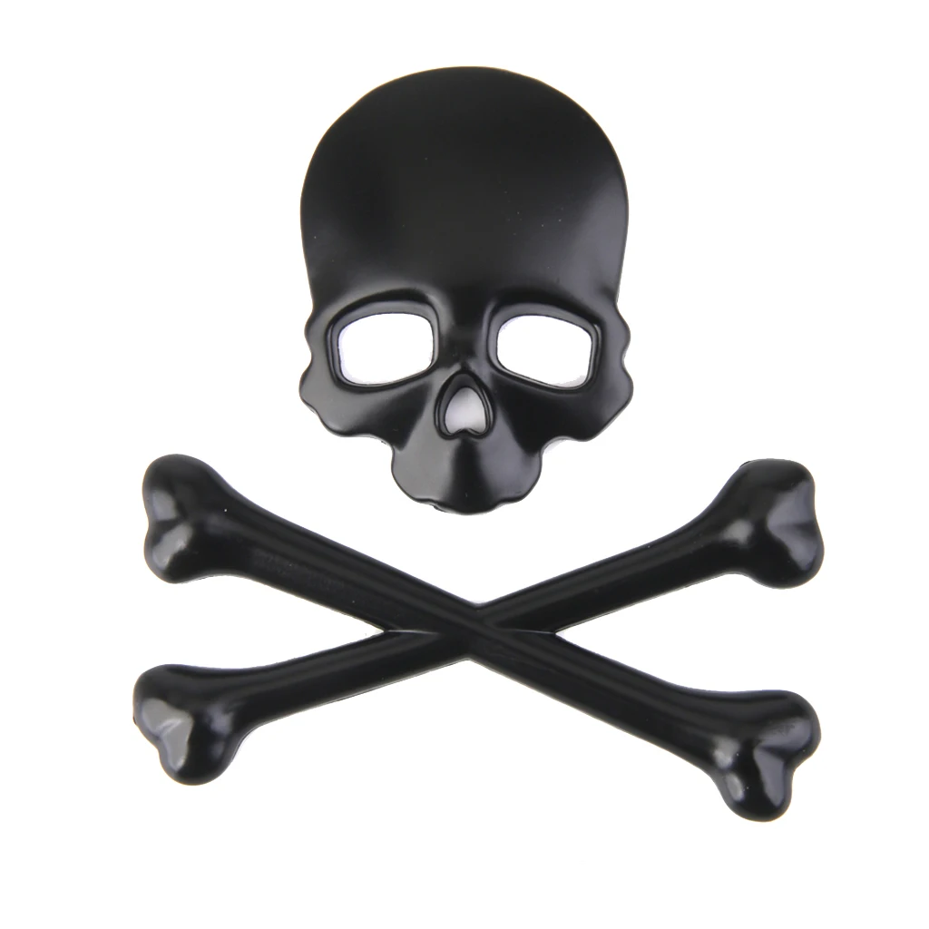 

1 Pcs 3D Ghost Skull Head Auto Motorcycle Car Sticker Emblem Decals For Universal Car/Motobike Body Decoration Self-adhesive