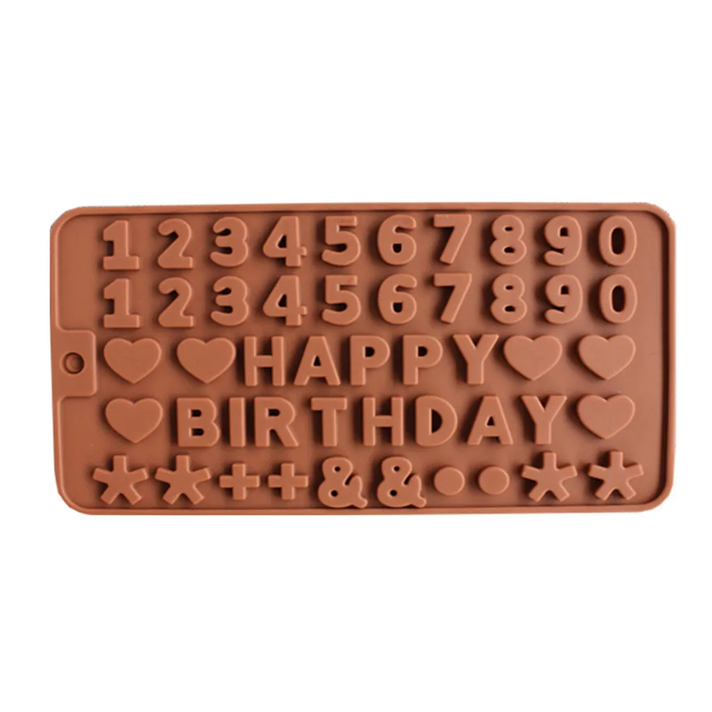 

Cake Tool Silicone Numbers Chocolate Mold Cookies Mold 3D Digital Shape Fondant Cake Tools Cake Decorating Tool Kitchen Gadgets