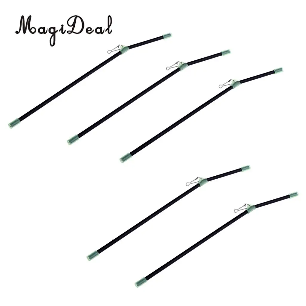 10pcs Luminous Anti  Booms with Strong Snap, Fishing Rig Bent Booms 22cm