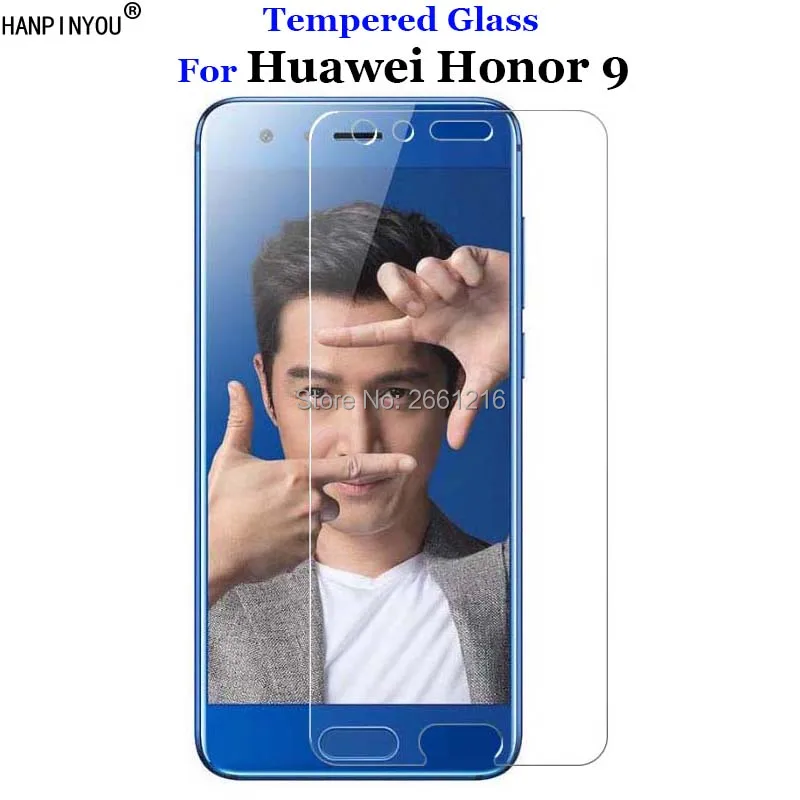 

For Huawei Honor 9 Tempered Glass 9H 2.5D Premium Screen Protector Film For Huawei Honor9 5.2"