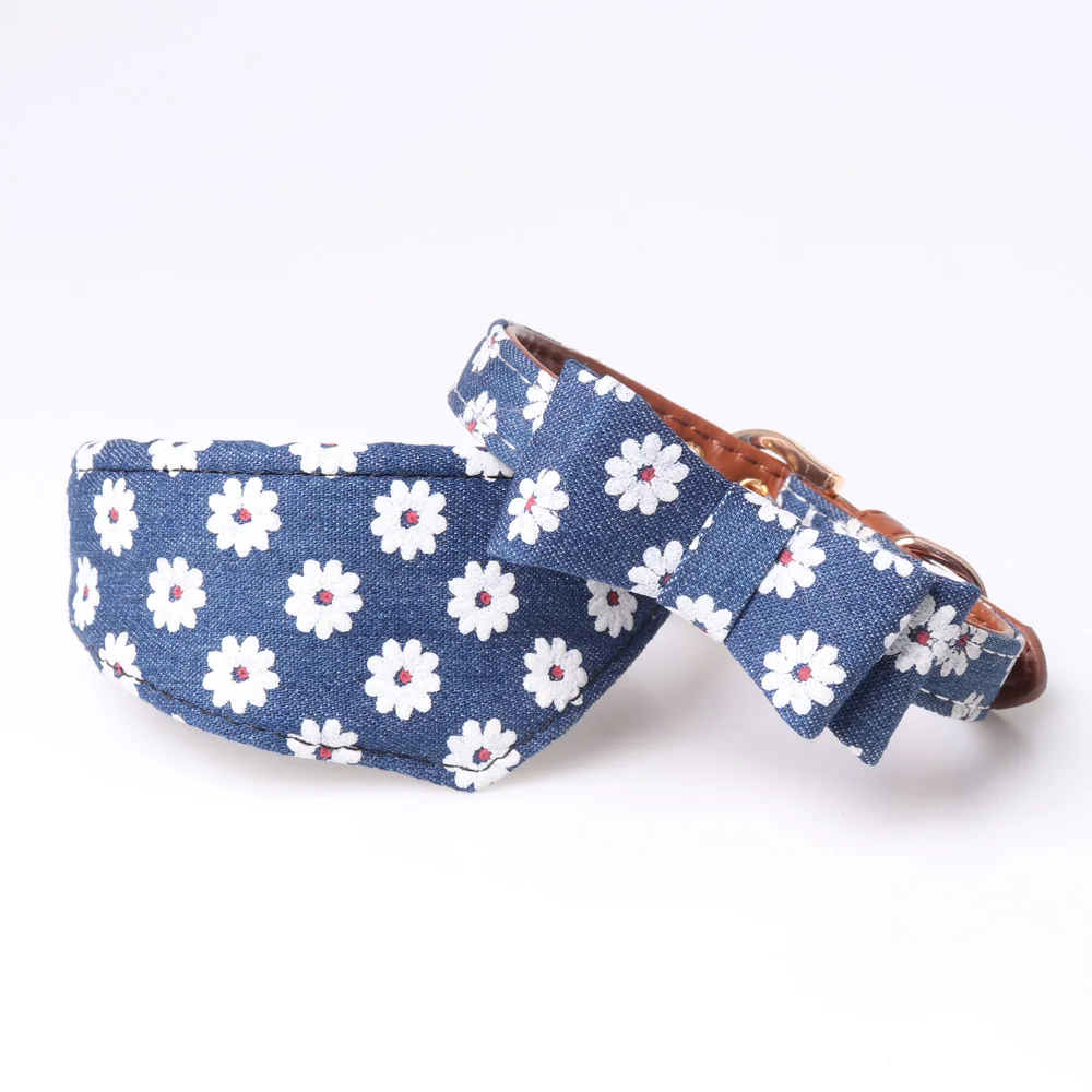 Japanese Style Dog Collar Bow Tie Pet Puppy Product Dog Cat Collar