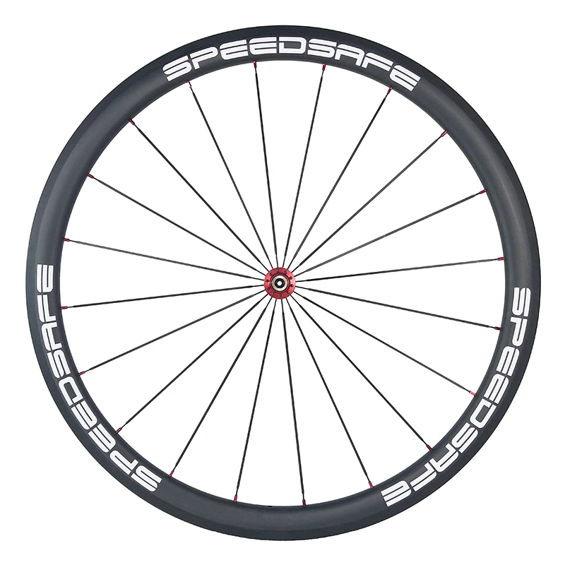 

700c 38mm clincher road bike carbon front wheel 25mm wide U shape UD 3K 12K 3K twill matte glossy Novatec A291SB aero spokes